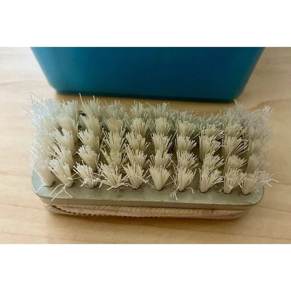 Vintage Made in Austria Leather Travel Sewing Grooming Kit Clothes Brush Cream